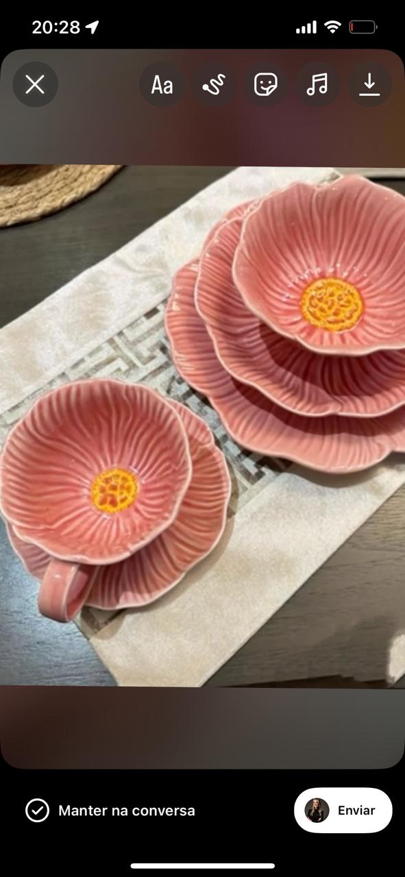 PRATO SOBREMESA – COLEÇÃO PRIMAVERA FLORES