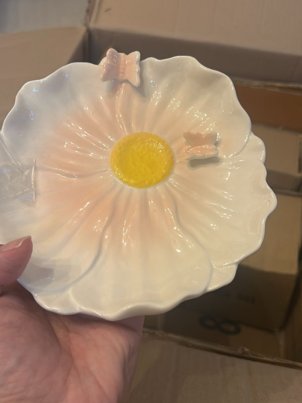 Prato borboletas rosa 1