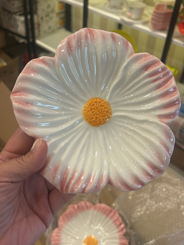 Prato decorativo rosa